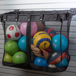 Large Mesh Storage Basket Black